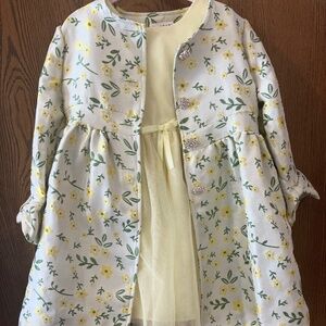 Blueberri Boulevard Floral Jacket and Sparkle Dress-Size 5